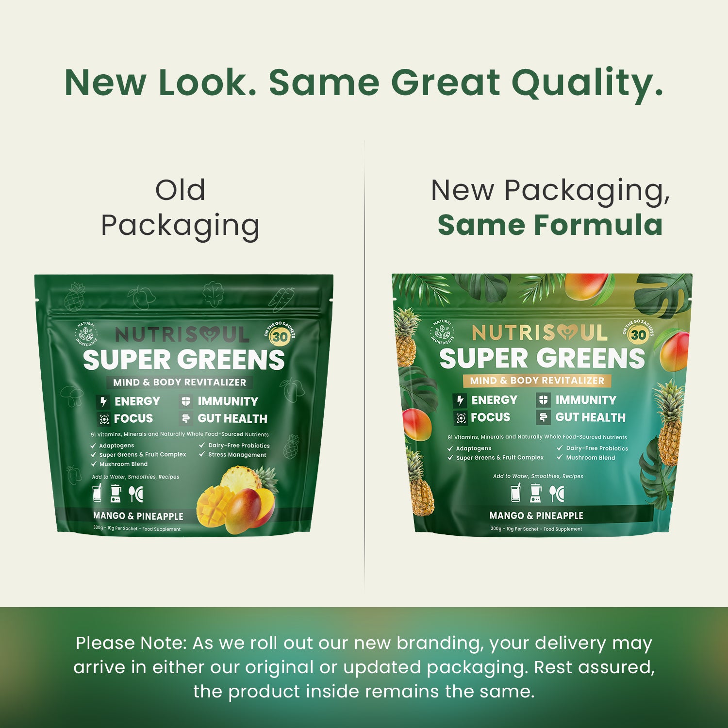 Super Greens Powder Complex - 30 Sachets